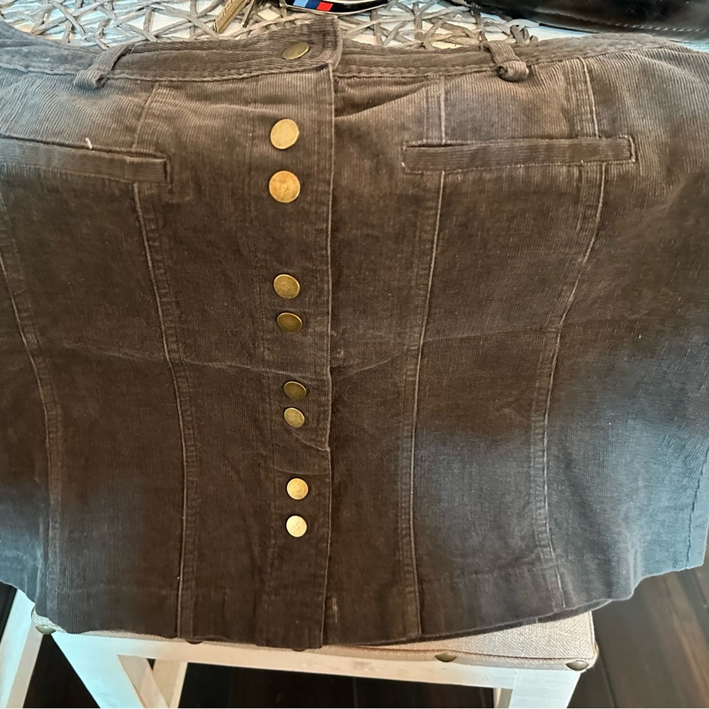 Corduroy skirt